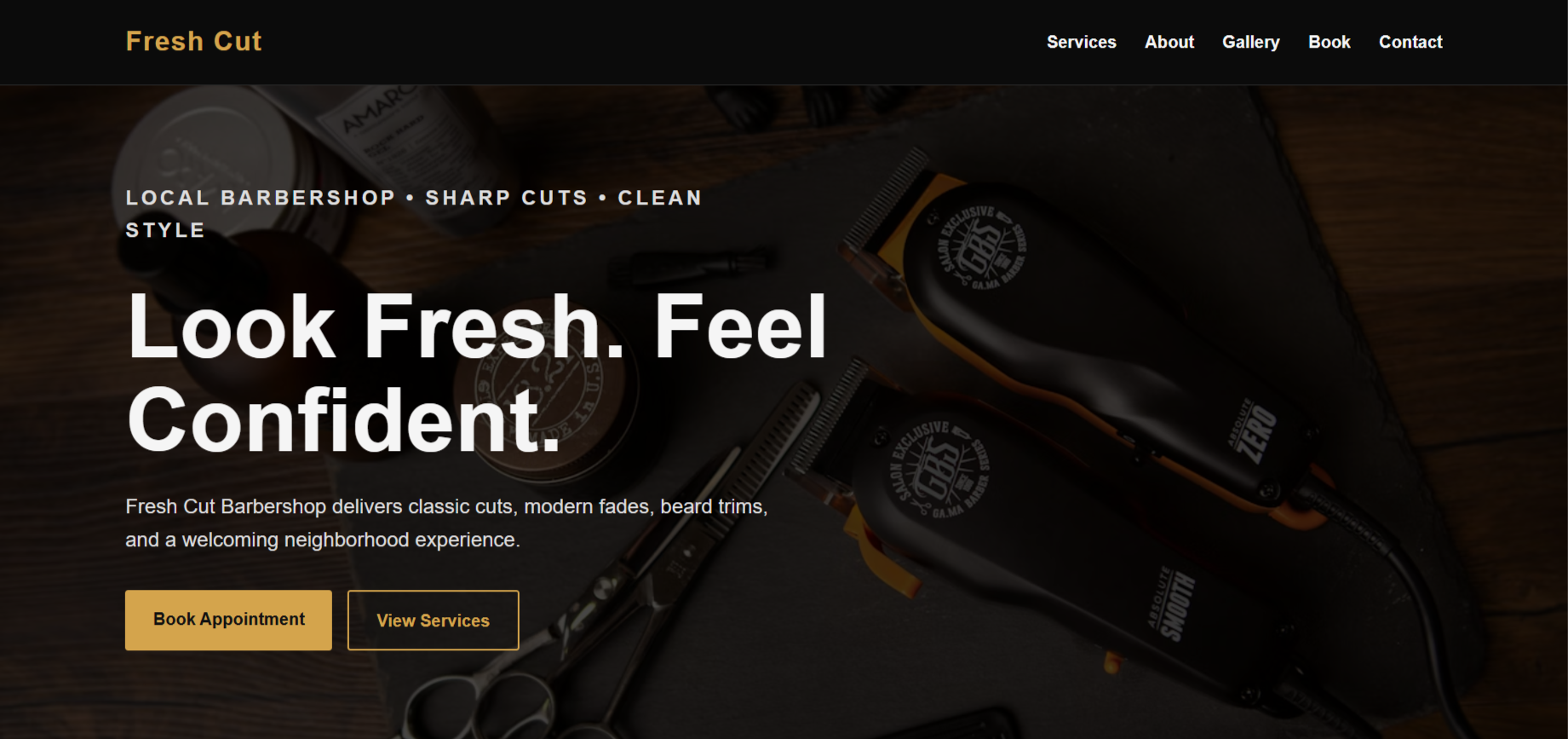 Salon Website Project
